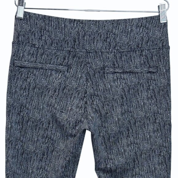 Athleta Delancey Herringbone Tights Womens L Navy High Waist Trouser Corpcore - Picture 5 of 11